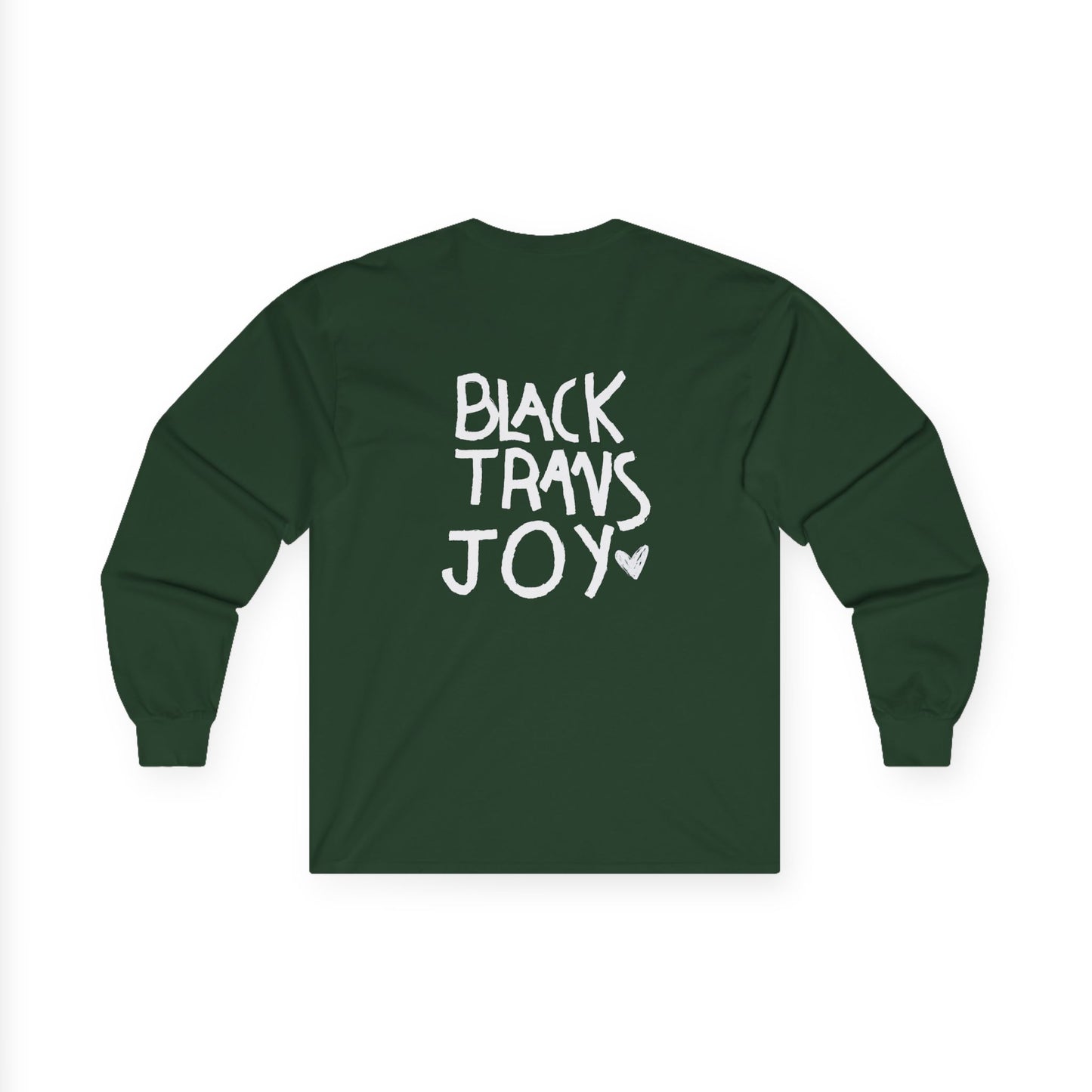 BLACK TRANS JOY LONG SLEEVE