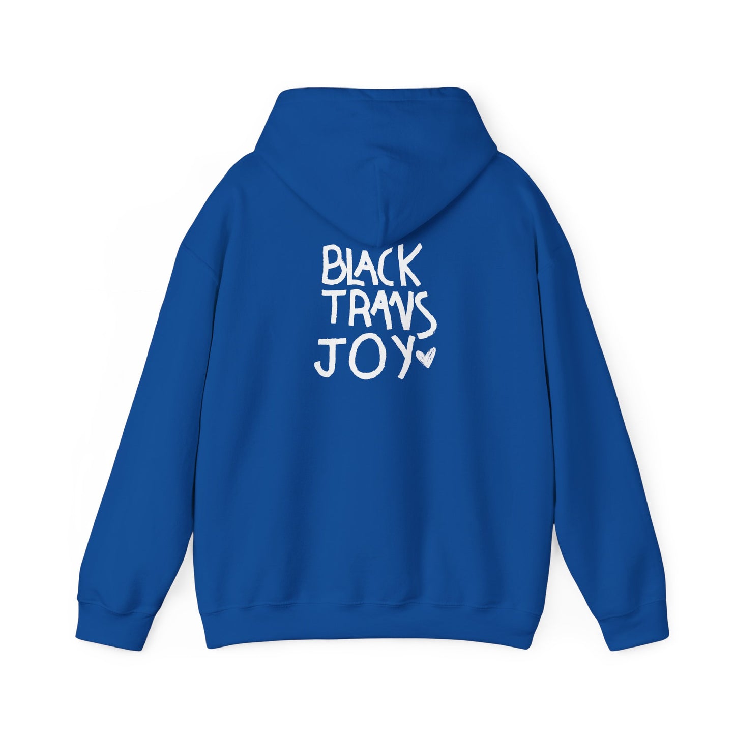 BLACK TRANS JOY HOODIE