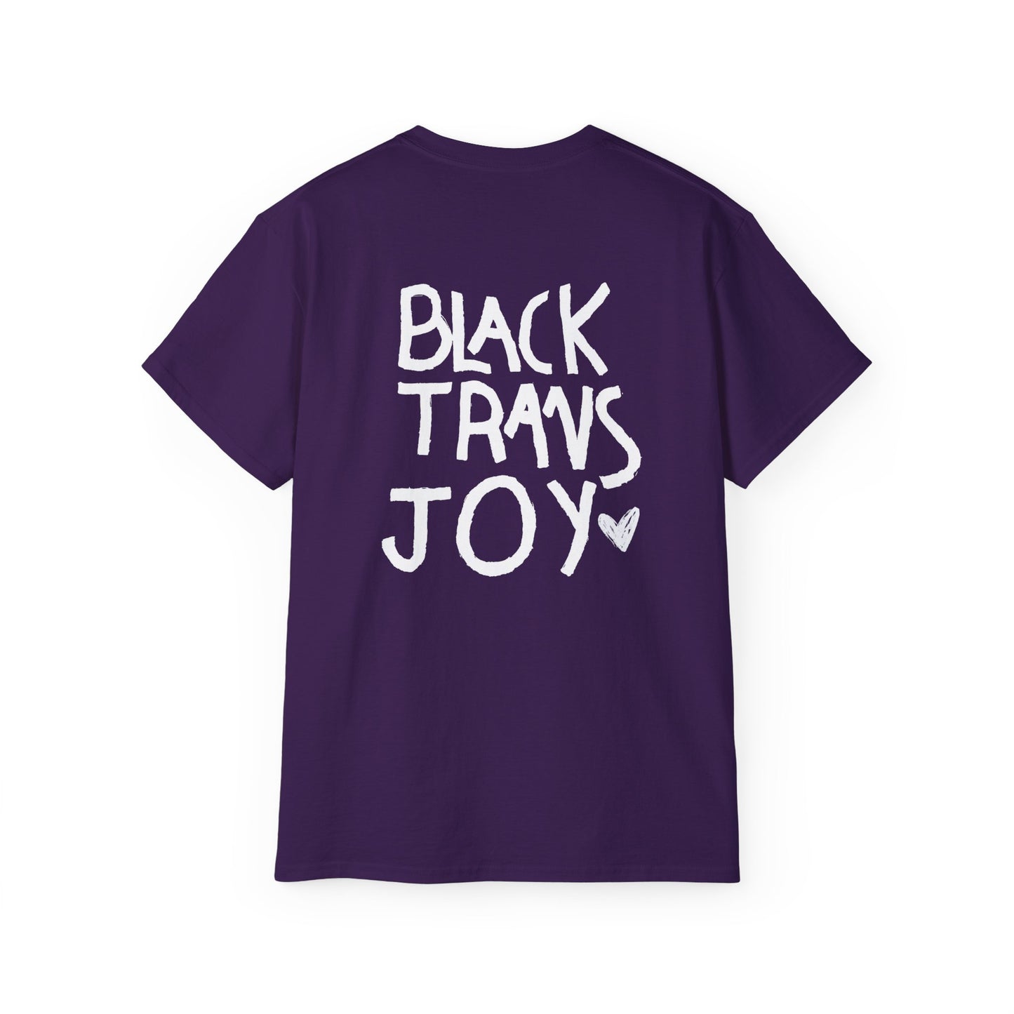 BLACK TRANS JOY TEE