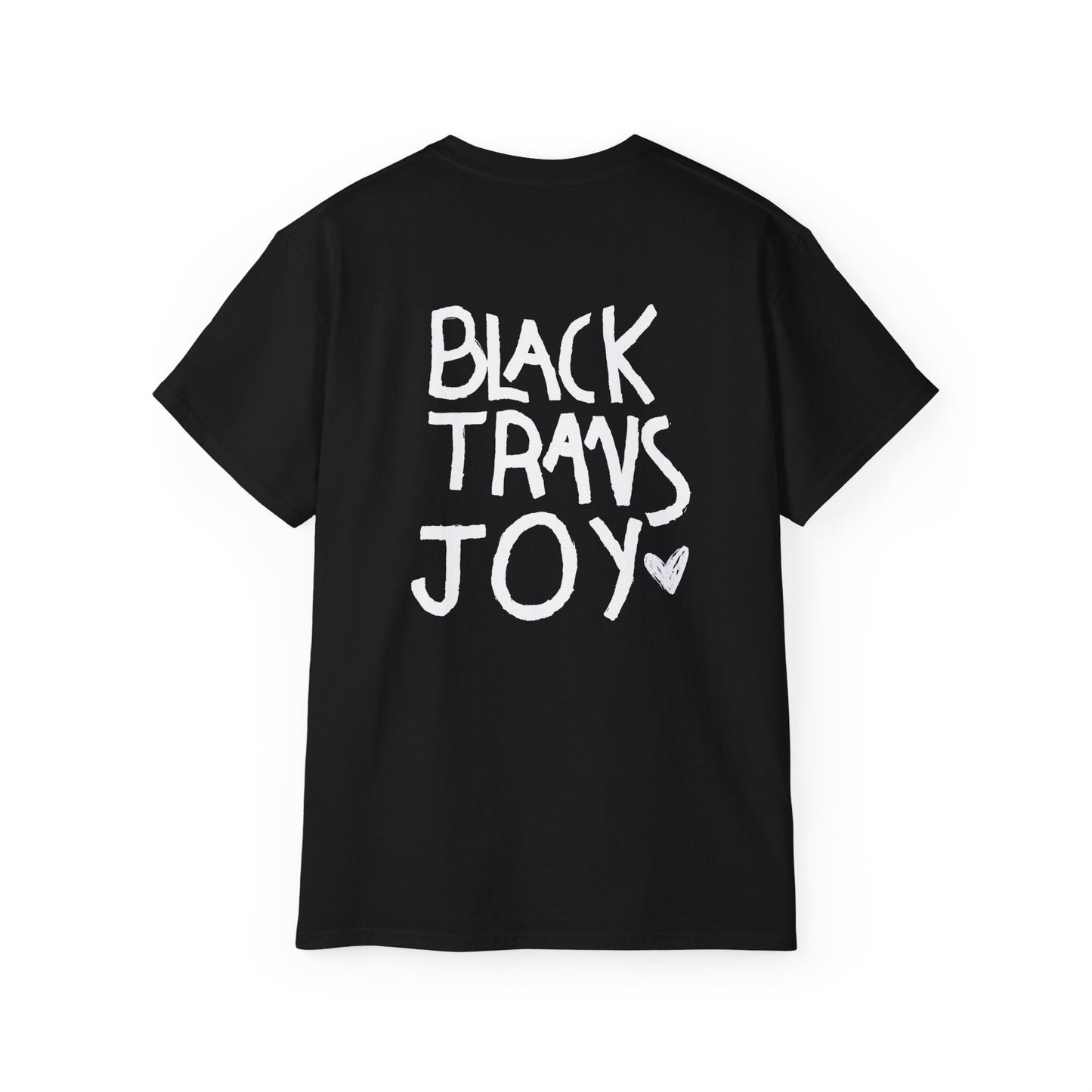 BLACK TRANS JOY TEE