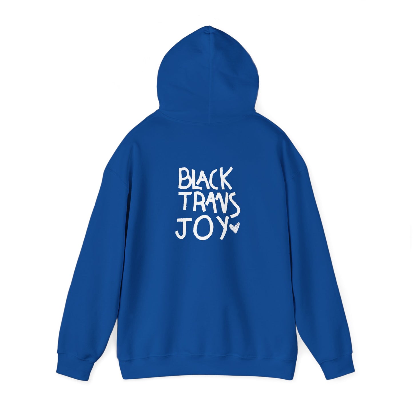 BLACK TRANS JOY HOODIE