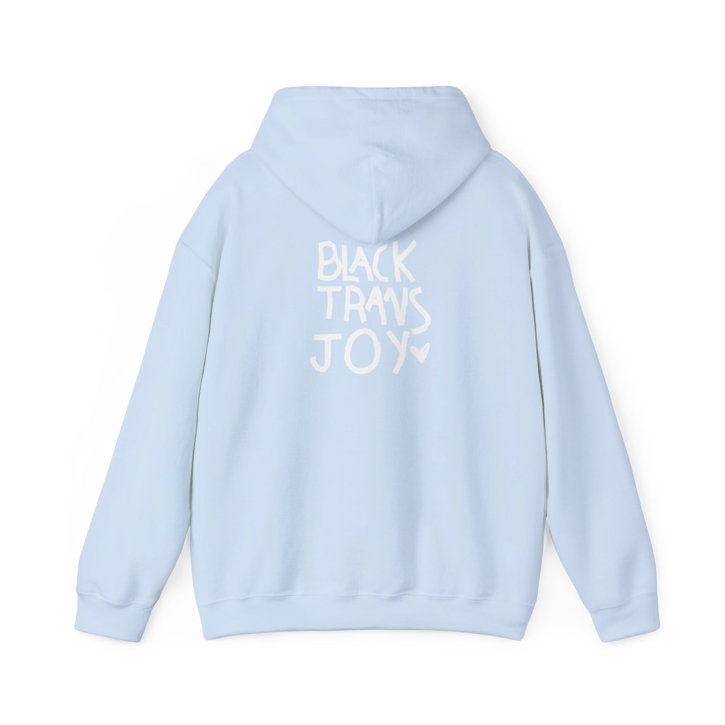 BLACK TRANS JOY HOODIE