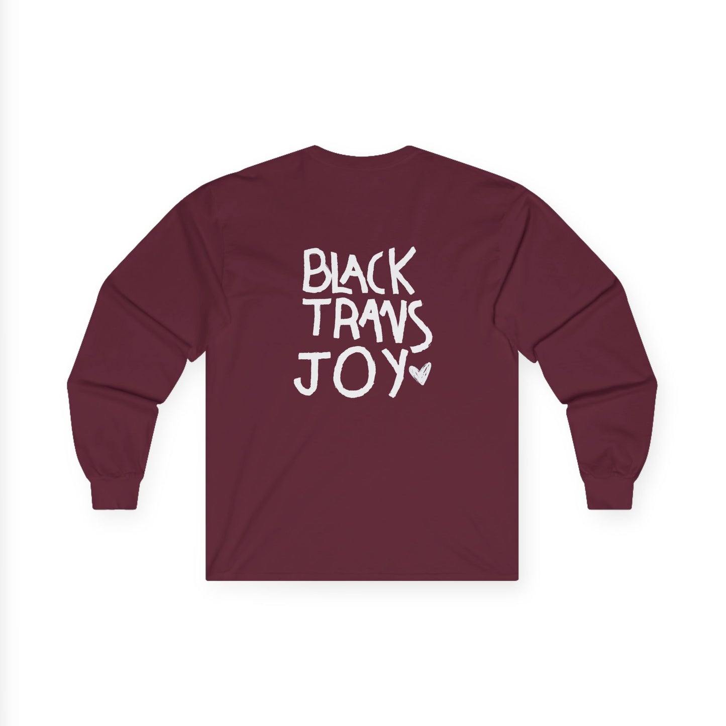 BLACK TRANS JOY LONG SLEEVE