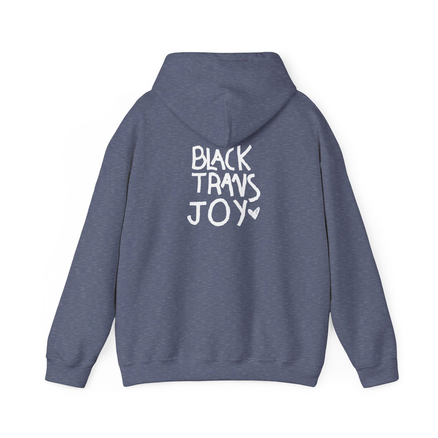 BLACK TRANS JOY HOODIE