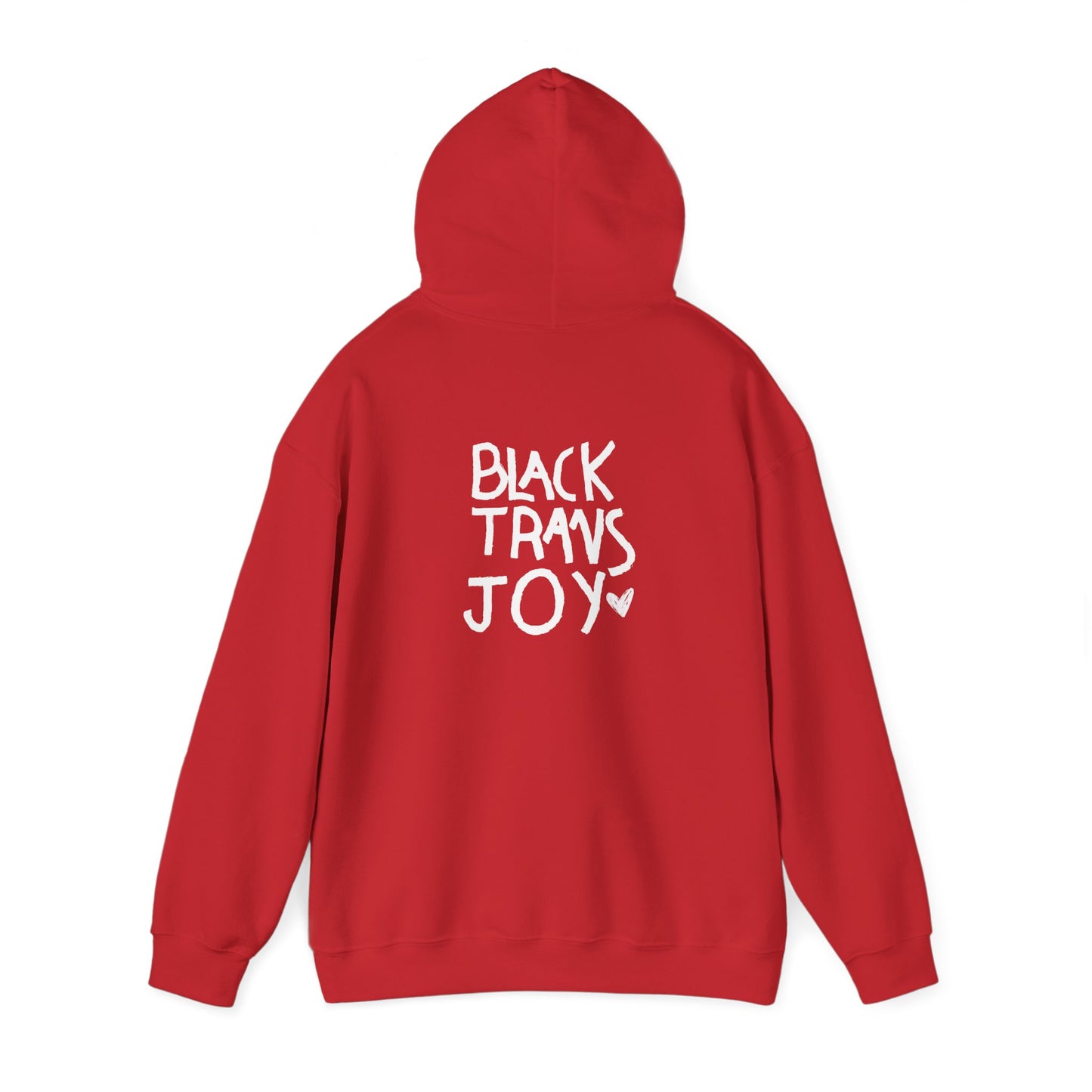 BLACK TRANS JOY HOODIE