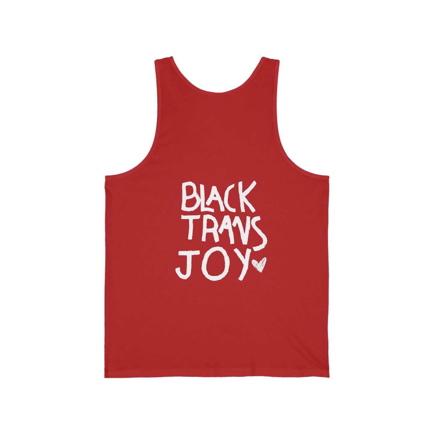 Black Trans Joy Jersey Tank